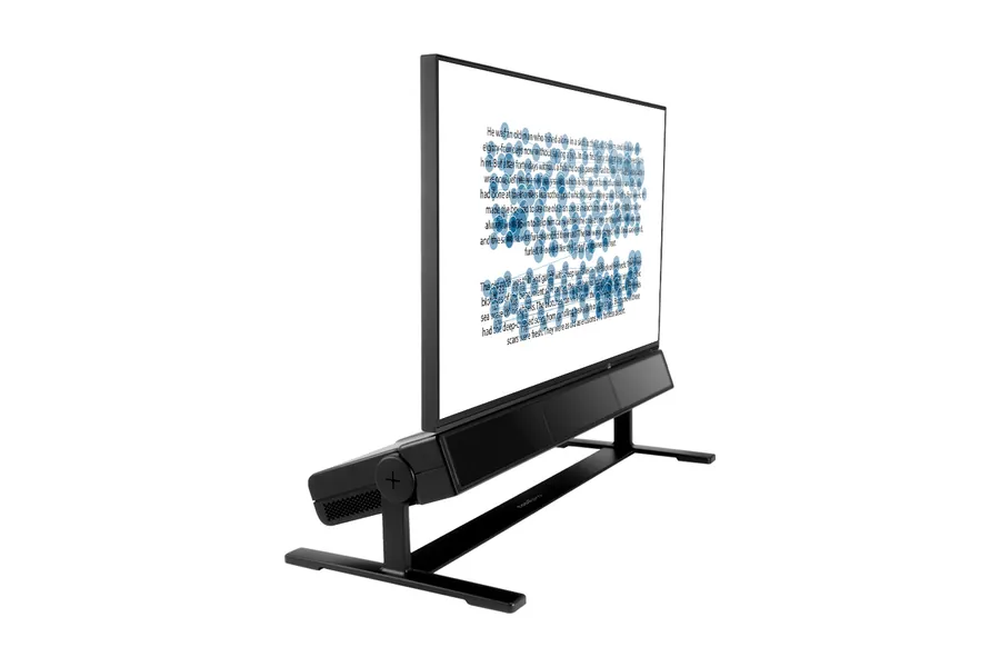 Tobii Pro Spectrum screen-based eye tracker mounted below a monitor