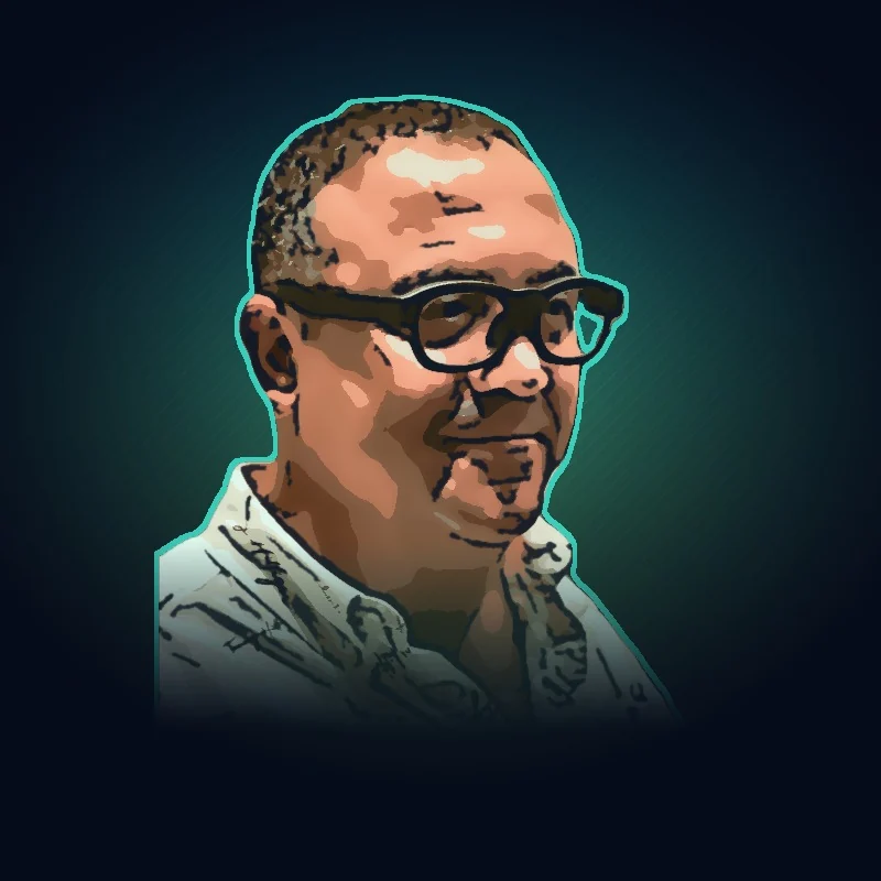 Illustrated portrait of Wissam Farraj, Support Lead
